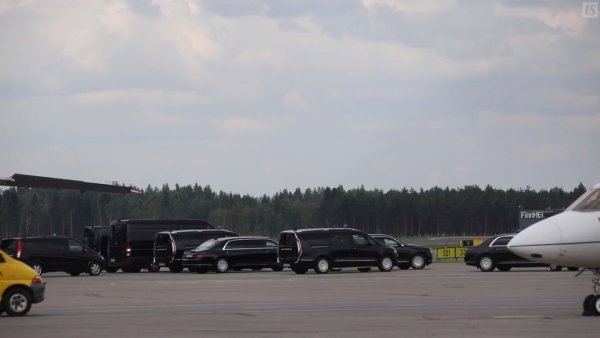 Впервые за границей: Лимузин Путина «Кортеж» замечен в Хельсинки