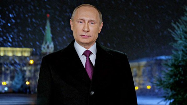 Новогоднее поздравление Владимира Путина возглавило рейтинг праздничного эфира