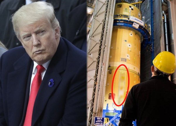 Трамп общался с пришельцами? NASA наносит на ракеты инопланетные символы