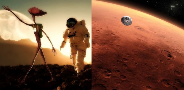 Промыли мозги: Марсиане потерпели крушение на Луне и заставили людей лететь на Марс
