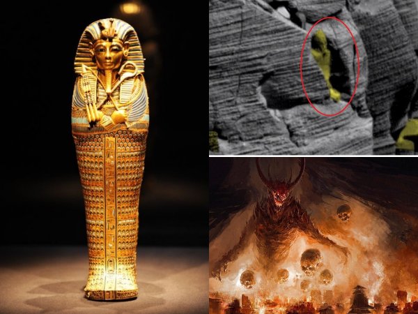 Нибиру поднимает армию из Ада – На Марсе обнаружен саркофаг египетского фараона