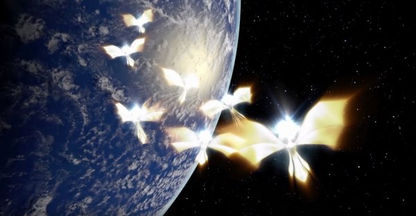 Ангелы Нибиру устроят Армагеддон 4 мая: Появились кадры полёта пришельцев над Землей