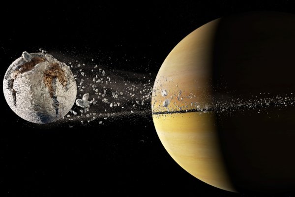 Сатурн потерял спутник. В 2019 году осколок врежется в Землю