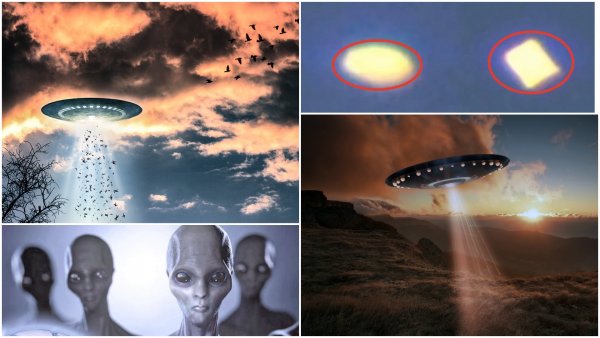 Пришельцы следят за США: Алмаз-НЛО заметили над военной базой в Неваде